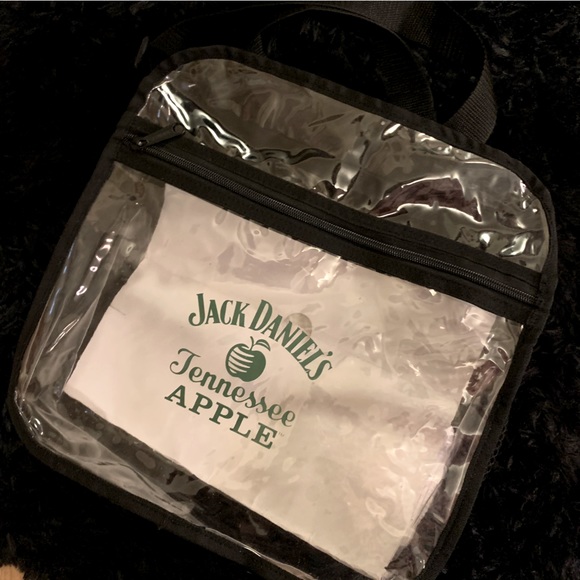 5️⃣❇️4️⃣❇️2️⃣5️⃣ • Jack Daniels Tennessee Apple Whiskey Clear Tote 🍏 - Picture 1 of 6